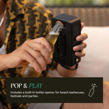 House of Marley Roots Solar Bluetooth Speaker - Black / Light Bamboo