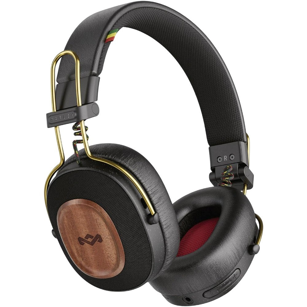 House of Marley Positive Vibration Riddim On-Ear Headset - Rasta