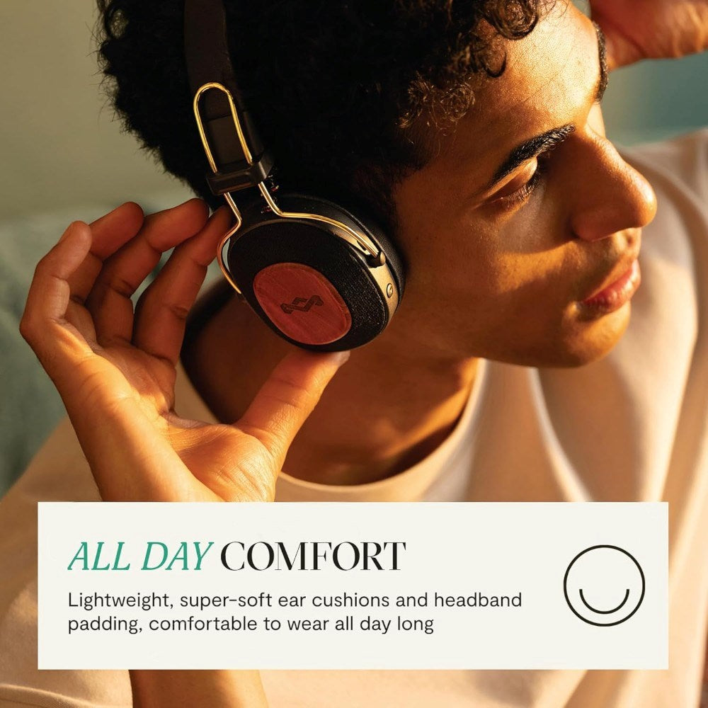 House of Marley Positive Vibration Riddim On-Ear Headset - Rasta