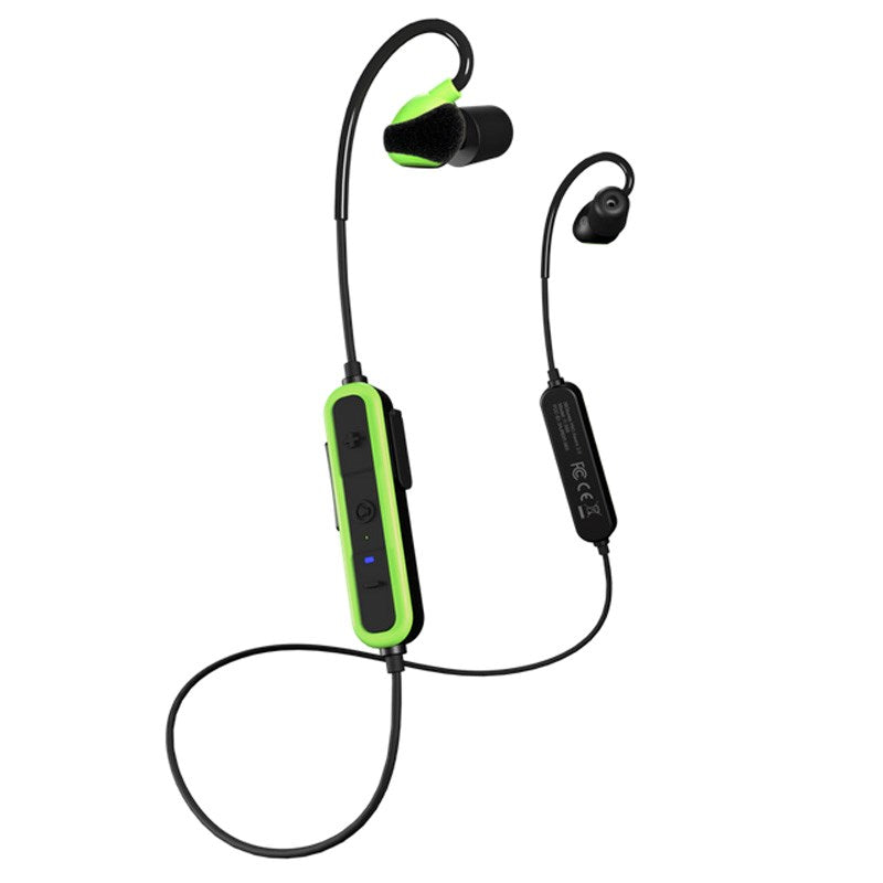 ISOtunes PRO Aware 2.0 Noise-Cancelling Hearing Protection with Bluetooth - EN352 - Black / Green