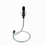 Fuse Chicken Self-Standing USB-C Cable with Holding Function - incl. 2 x Clips - 0.6m - Silver