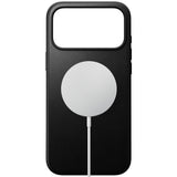iPhone 18 Pro Max Nomad Modern Leather Case - MagSafe Compatible - Black