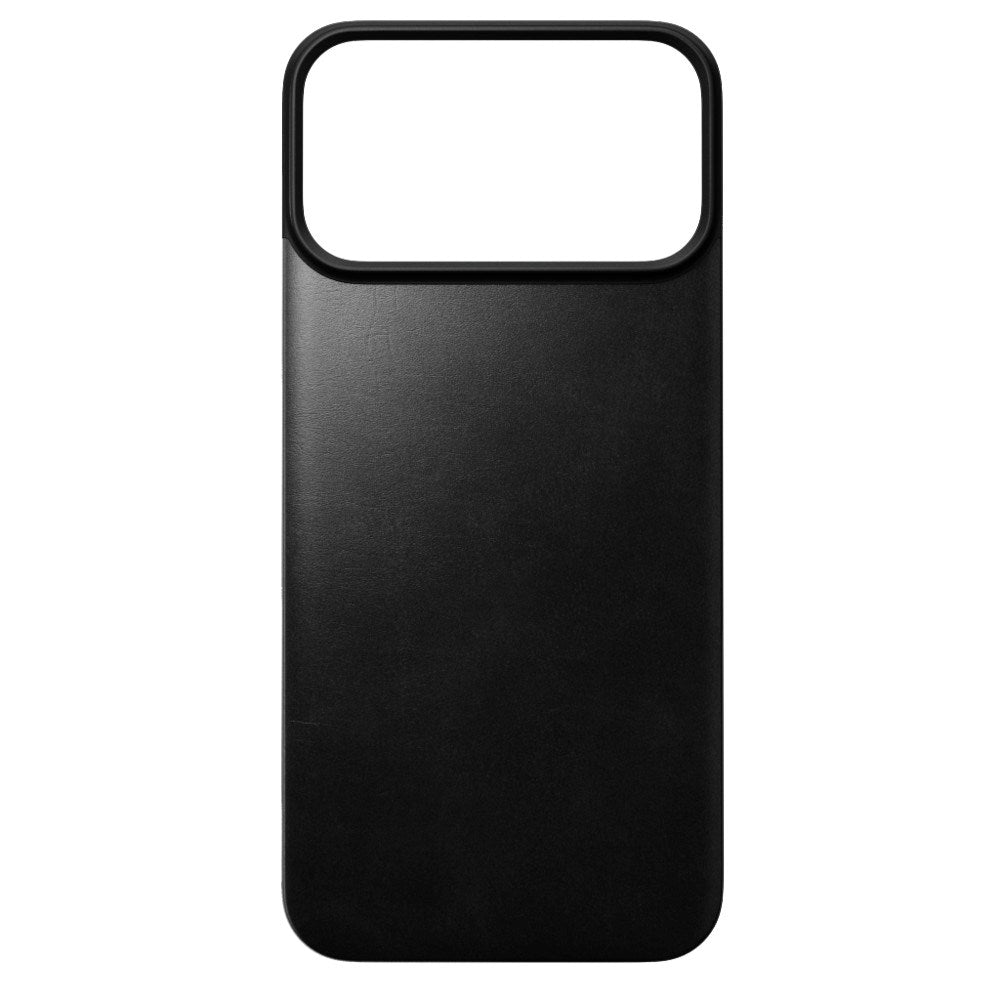 iPhone 18 Pro Max Nomad Magnetic Horween Leather Back Case - MagSafe Compatible - Black