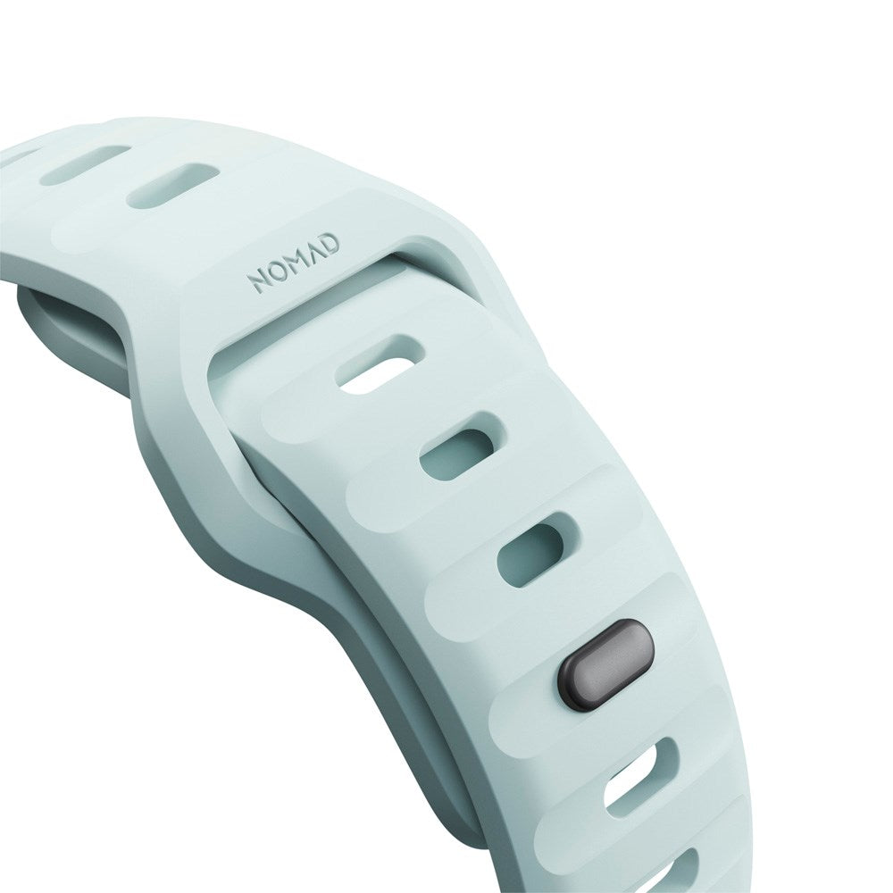 Nomad Apple Watch (42/44/SE/45/46/49mm) Sport Band Strap - Icy Blue Glow