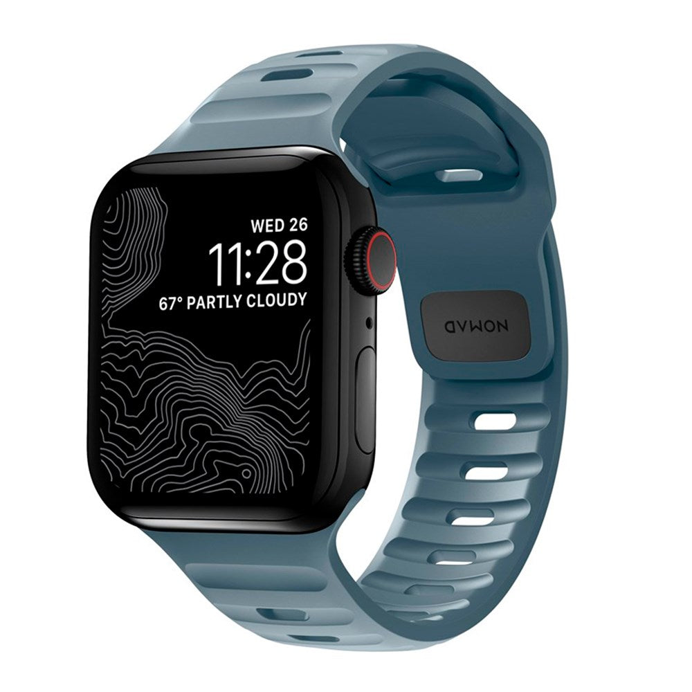 Nomad Apple Watch (42/44/SE/45/46/49mm) Sport Band Strap - Marine Blue