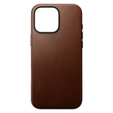 iPhone 16 Nomad Pro Max Traditional Leather Case - MagSafe Compatible - Brown