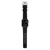 Nomad Apple Watch (42/44/SE/45/46/49mm) Active Band Pro Strap - Black / Silver Hardware