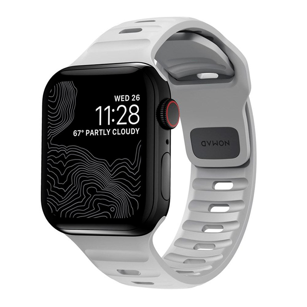 Nomad Apple Watch (38/40/SE/41/42mm) Sport Band Strap - Lunar Gray