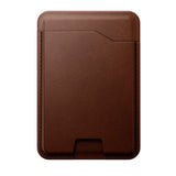 Nomad Ecco Leather Mag Wallet with Apple Find My - MagSafe Compatible - Brown