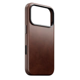 Nomad iPhone 17 Pro Traditional Horween Leather Case - MagSafe Compatible - Rustic Brown