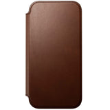Nomad iPhone 17 Pro Max Modern Leather Folio Case - MagSafe Compatible - Brown