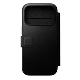 Nomad iPhone 17 Pro Modern Leather Folio Case - MagSafe Compatible - Black