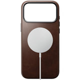 iPhone 18 Pro Nomad Traditional Horween Leather Case - MagSafe Compatible - Rustic Brown