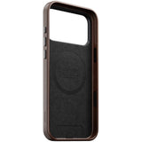 iPhone 18 Pro Nomad Traditional Horween Leather Case - MagSafe Compatible - Rustic Brown