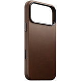 iPhone 18 Pro Nomad Traditional Leather Case - MagSafe Compatible - Brown
