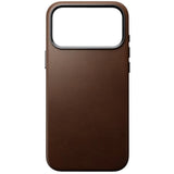 iPhone 18 Pro Max Nomad Traditional Leather Case - MagSafe Compatible - Brown