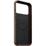 iPhone 18 Pro Nomad Traditional Leather Case - MagSafe Compatible - Brown