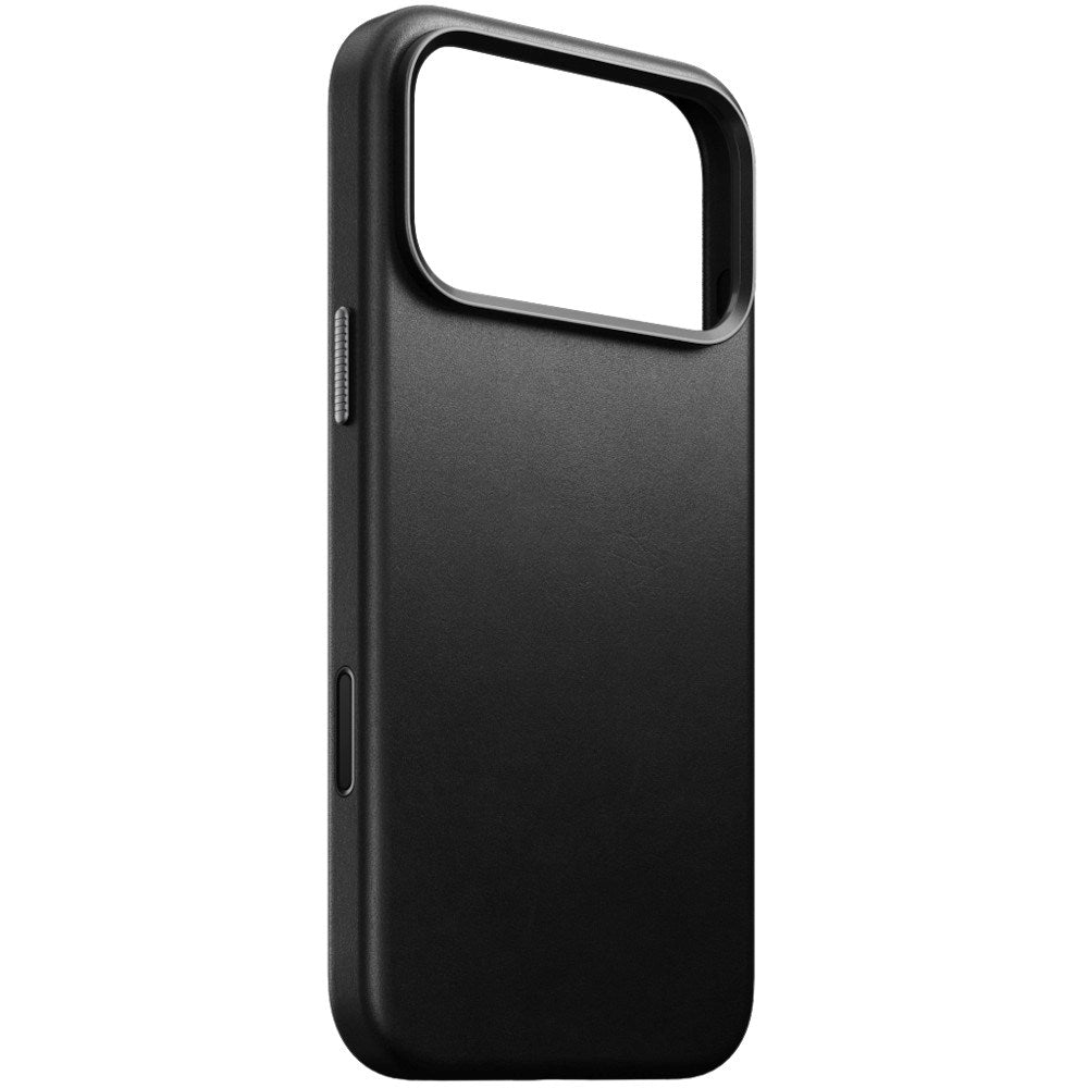 iPhone 18 Pro Max Nomad Traditional Leather Case - MagSafe Compatible - Black