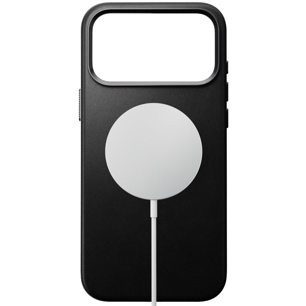 iPhone 18 Pro Max Nomad Traditional Leather Case - MagSafe Compatible - Black