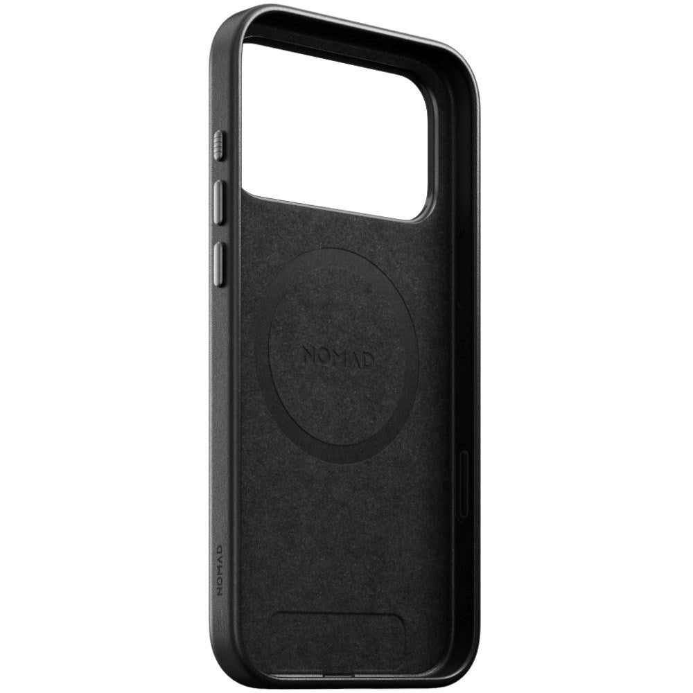 iPhone 18 Pro Max Nomad Traditional Leather Case - MagSafe Compatible - Black