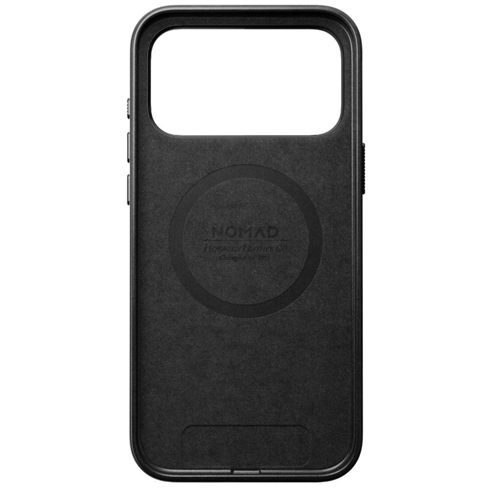iPhone 18 Pro Max Nomad Traditional Horween Leather Case - MagSafe Compatible - Black
