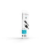 Fixed USB-A to USB-C Cable 2m - Black