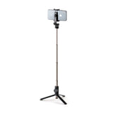 Fixed Snap 2-in-1 Tripod / Selfie Stick for Smartphone & Action Camera with Bluetooth Button Release - Black