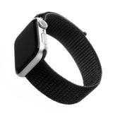 Fixed Apple Watch (42 / 44 / 45 / SE / 49mm) Nylon Strap - Black