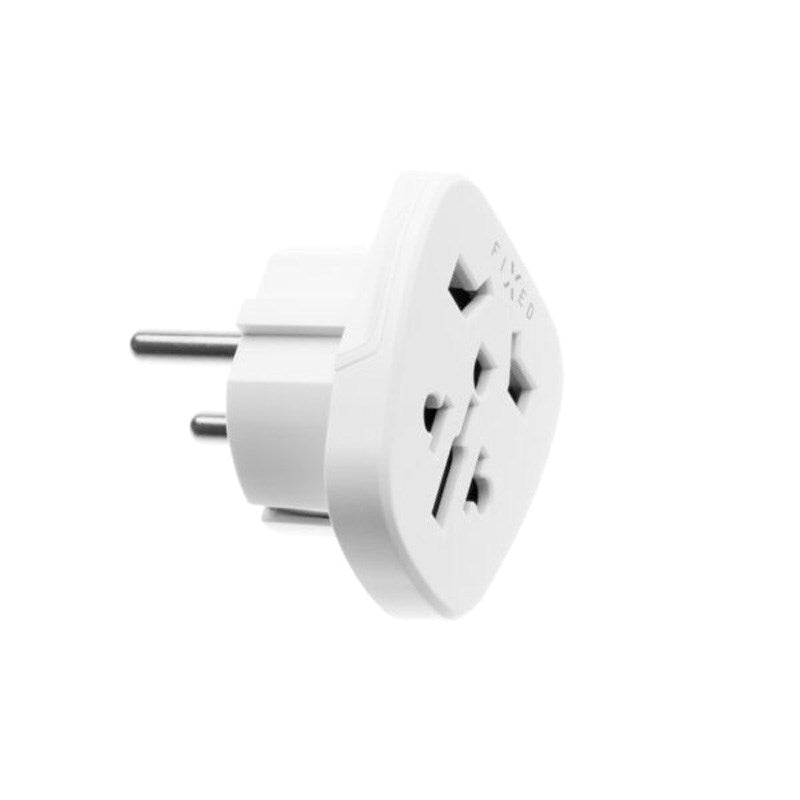 Fixed EU Travel Adapter - White