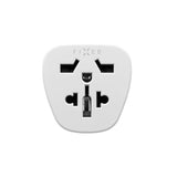 Fixed EU Travel Adapter - White