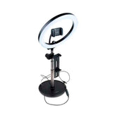 Fixed Universal LED Ring Light Holder - Black