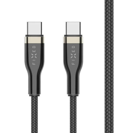 Fixed Metal USB-C to USB-C PD Cable 100W - 2m - Black