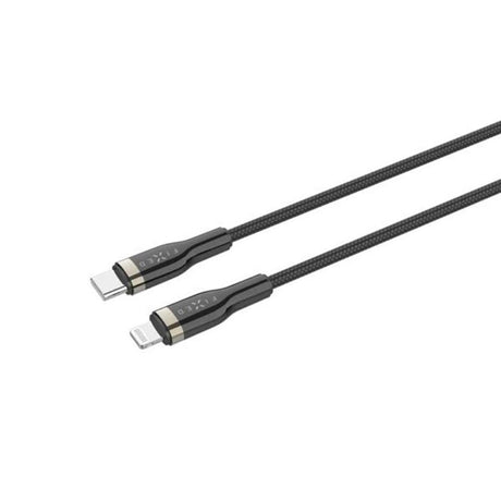 Fixed Metal USB-C to Lightning MFi PD Cable 60W - 50cm - Black