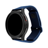 Fixed Universal Smartwatch Sporty Silicone Strap (20mm) - Blue