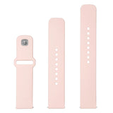 Fixed Universal Smartwatch Sporty Silicone Strap (22mm) - Pink