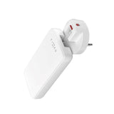 Fixed Slim Wall Charger with 2 x USB-C & Travel Adapter - EU / UK / US / AUS - White