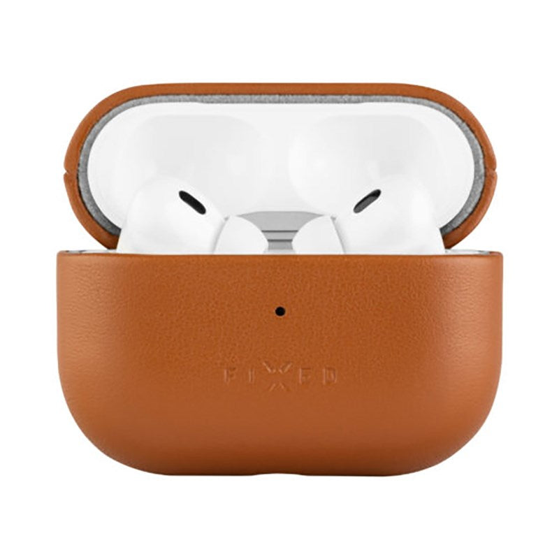 Fixed AirPods (3rd gen.) Genuine Leather Case - Brown