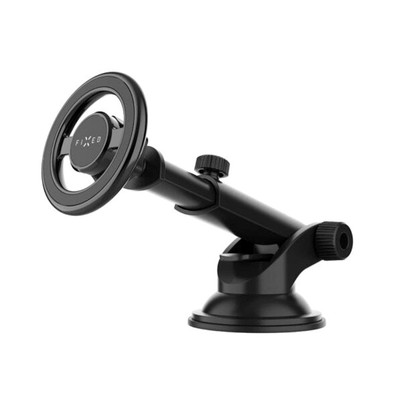 Fixed MagMount Magnetic Phone Holder for Dashboard / Windshield - MagSafe Compatible - Black
