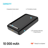 Fixed MagZen 10 Pro - Qi2 20W PowerBank 10.000 mAh - MagSafe Compatible - Black