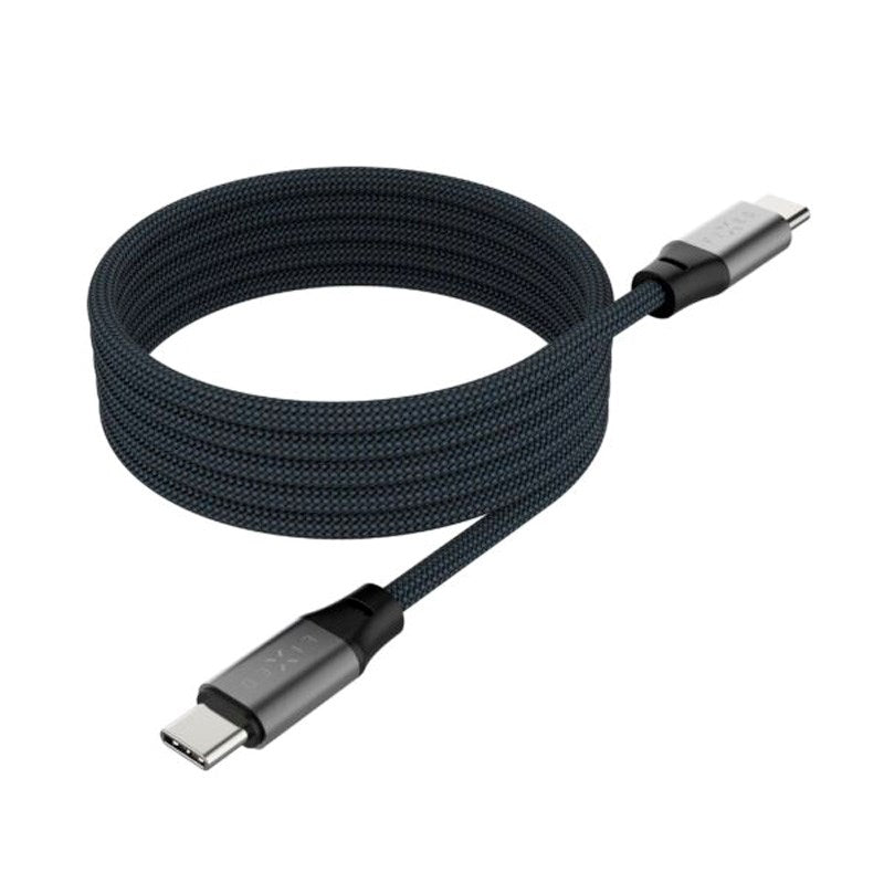 Fixed Magnetic USB-C to USB-C Cable 240W - 1.2m - Black