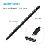 Fixed Graphite Active Stylus Pen for MPP-Compatible Devices - Black