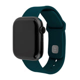 Apple Watch (42 / 44 / SE / 45 / 46 / 49mm) Fixed Sporty Silicone Strap Set - Dark Green