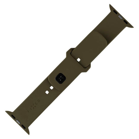 Apple Watch (38 / 40 / SE / 41 / 42mm) Fixed Sporty Silicone Strap Set - Green