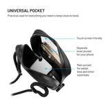 Fixed Waterproof Case for Mobile (Max. Dimensions: 95 x 186 mm) - Black / Transparent