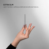 Fixed Tracking Card- Apple Find My Compatible - Black