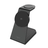 FIxed 3-in-1 Wireless Charging Dock 15W - Smartphone / Apple Watch / AirPods - Black