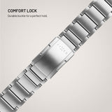 Fixed Universal Garmin 22mm QuickFit Titanium Strap - Grey