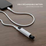 Fixed Tracking Device with USB-C Charging - Apple Find My Compatible - White