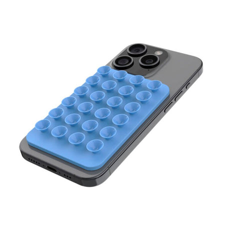 Fixed MagMate Phone Holder - Silicone Suction Cup - MagSafe Compatible - Blue