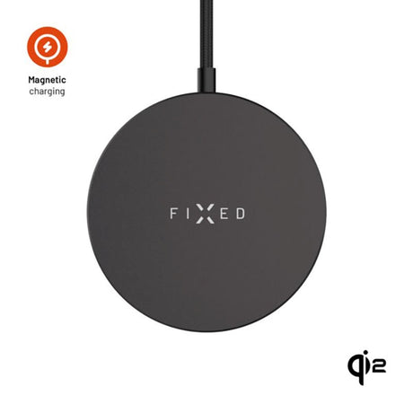 Fixed MagPad 15W Wireless Charger - MagSafe / Qi2 Compatible - Black